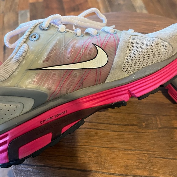 Nike Lunarglide 2 Womens Sneakers Size 8 Gray/White/Pink - Picture 7 of 16